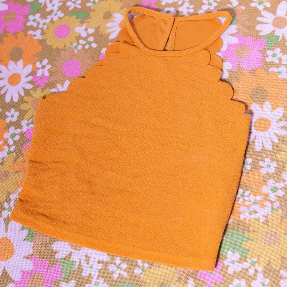 Orange Tank Top